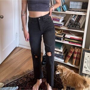 Wild Fable Black Distressed Women's Jeans
